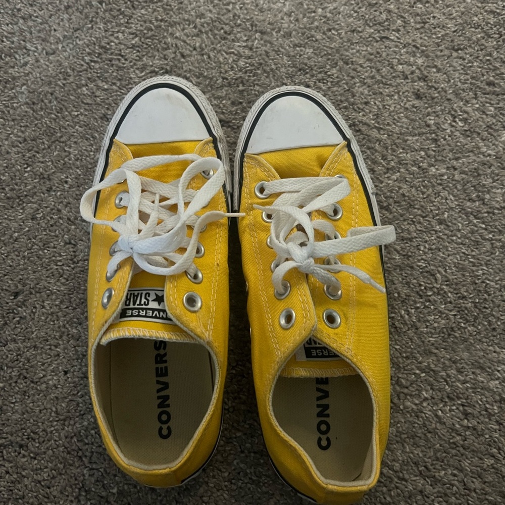 Converse Kids Bright Yellow Sneakers